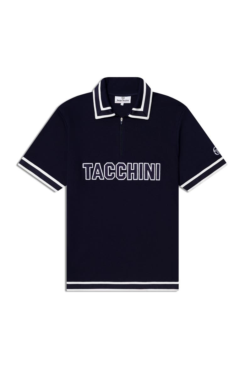 Tito Short Sleeve Polo, Alternate, color, MARITIME BLUE