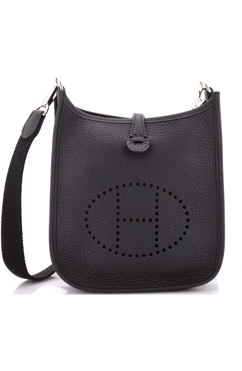 Pre-Owned Hermes Evelyne Bag Gen III Clemence TPM, Main, color, Noir