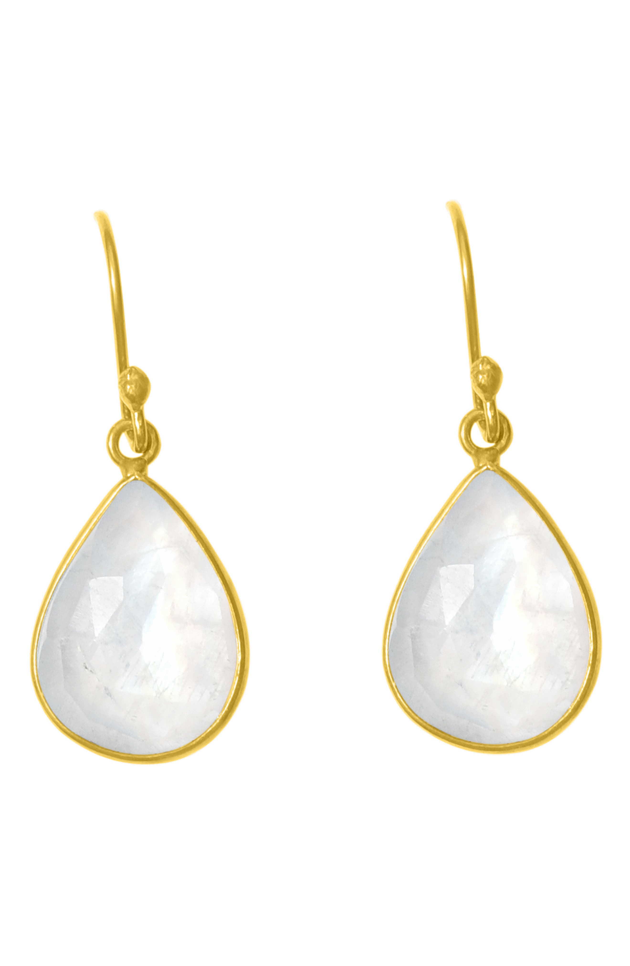 Adornia Pear Cut Moonstone Drop Earrings (Women) | Nordstromrack