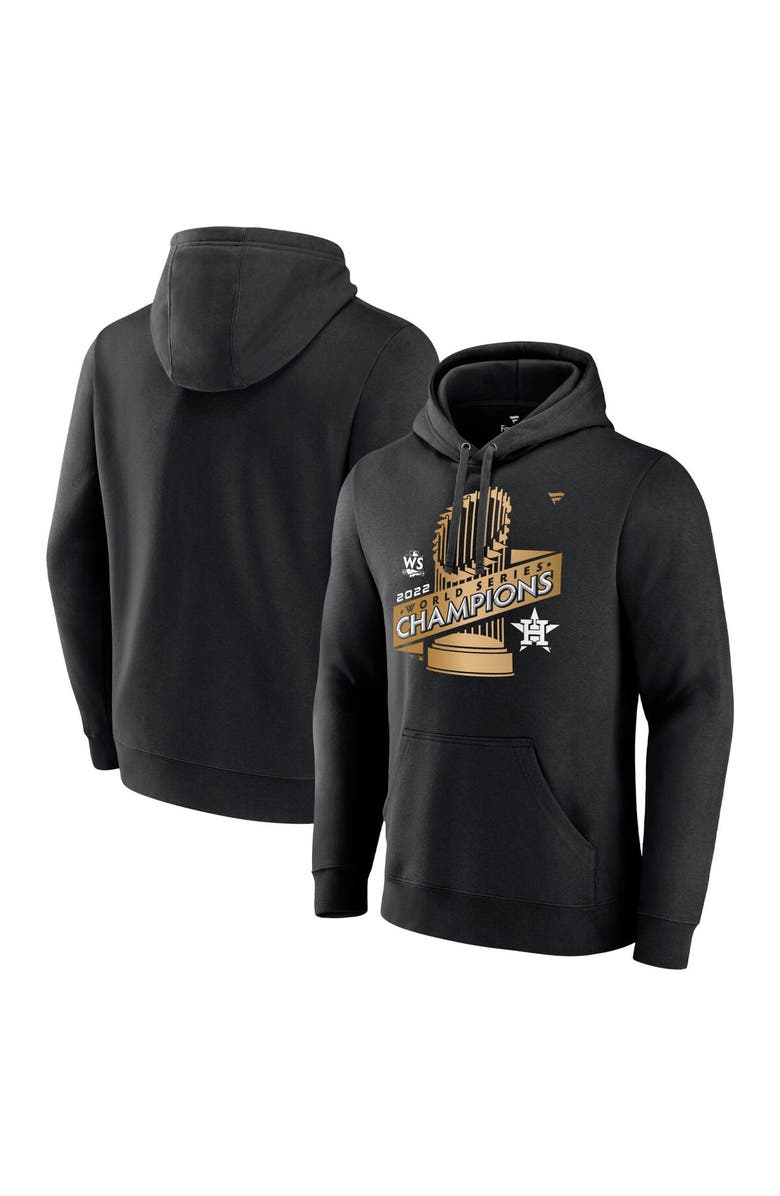 FANATICS Men's Fanatics Branded Black Houston Astros 2022 World Series Champions Parade Pullover Hoodie, Main, color,