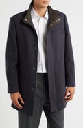 Hart Schaffner Marx Genoa Wool Blend Twill Coat
