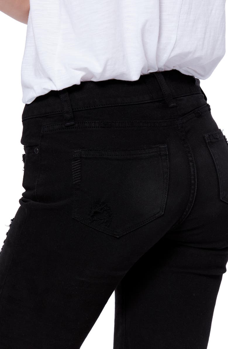 PAIGE Jax Cutoff Denim Bermuda Shorts, Alternate, color,