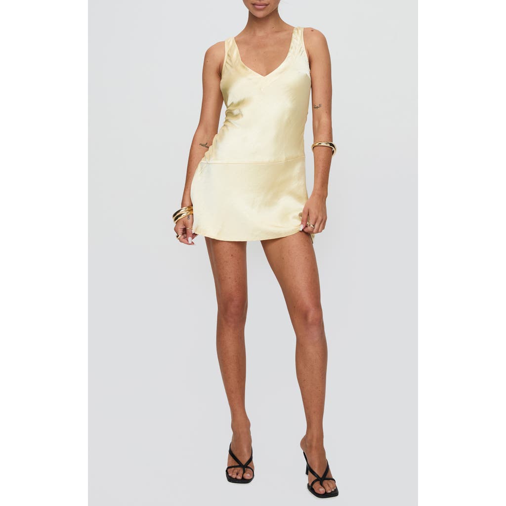 PRINCESS POLLY PRINCESS POLLY KINGSLIE OPEN BACK SATIN MINIDRESS