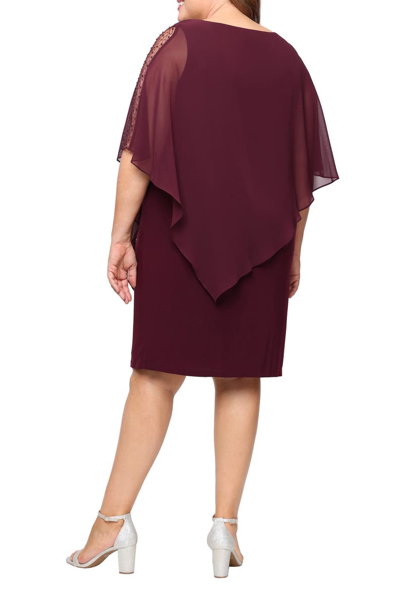 Embellished Sheath Dress, Alternate, color, FIG