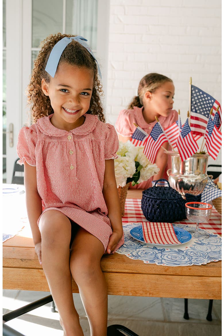 Libby Dress, Alternate, color, Red Gingham