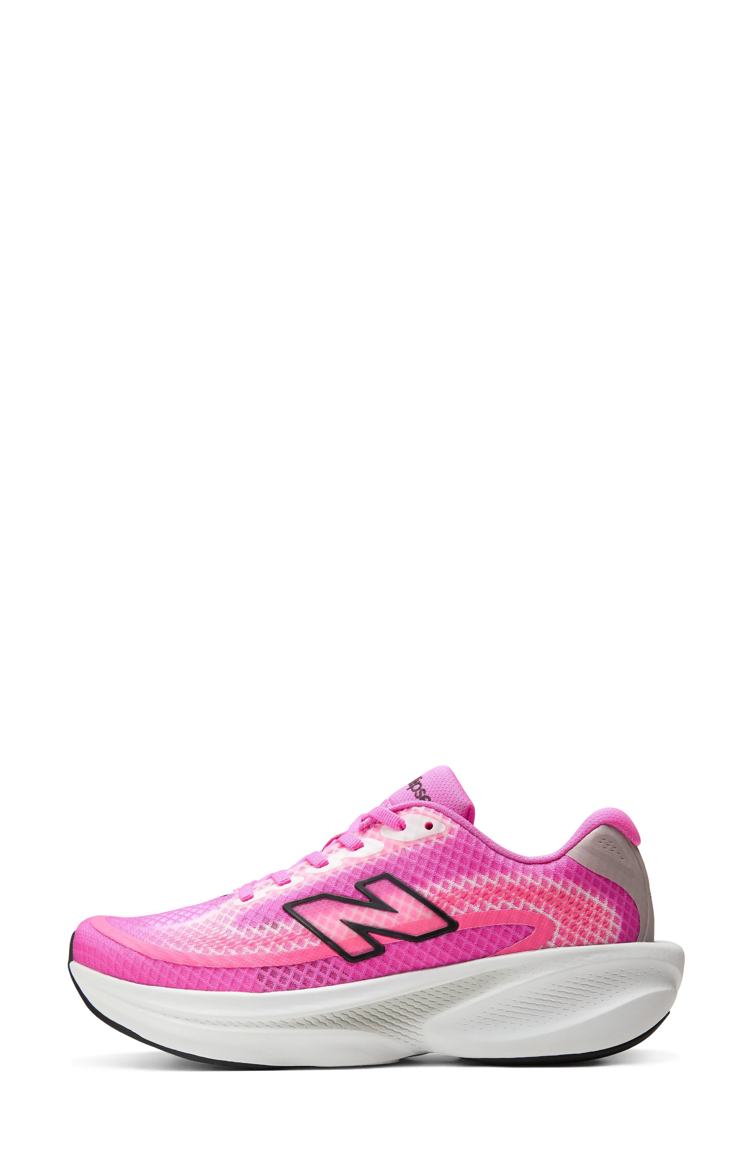 New Balance Elllipse v1 Running Shoe, Alternate, color, Pink Heat/Black