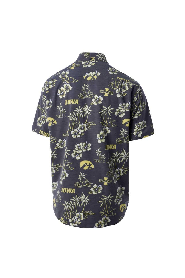 Men's Reyn Spooner Black Iowa Hawkeyes Classic Button-Up Shirt, Alternate, color, Black