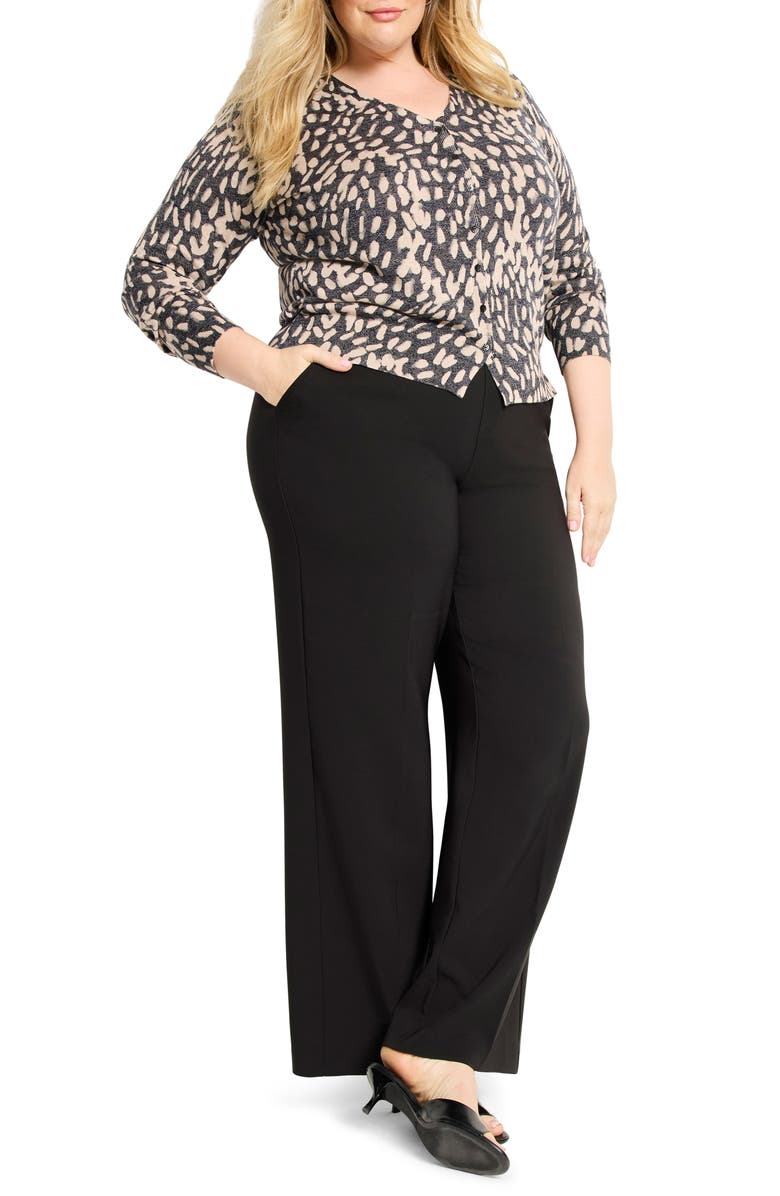 NIC+ZOE Wild Dot Cardigan, Alternate, color, Neutral Multi