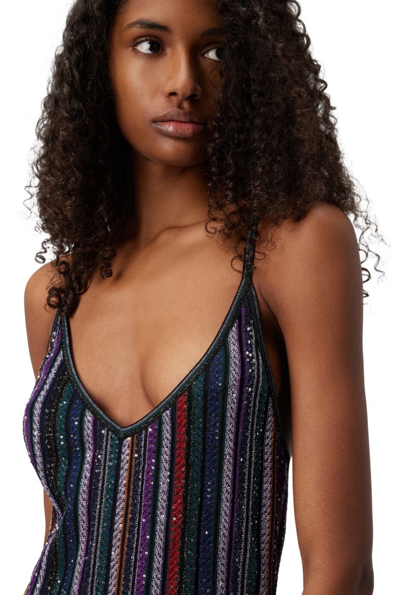 Mini Dress With Interlaced Straps, Alternate, color, Multicoloured