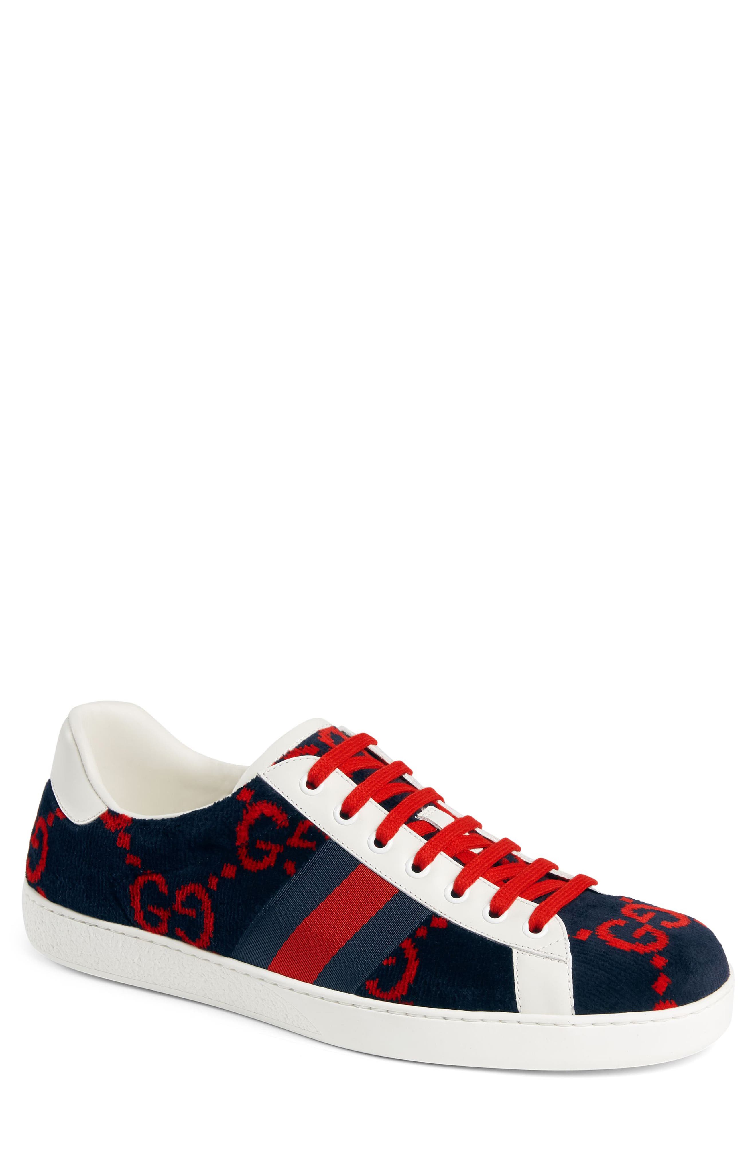 New Ace GG Logo Sneaker, Main, color, MULTI BLUE