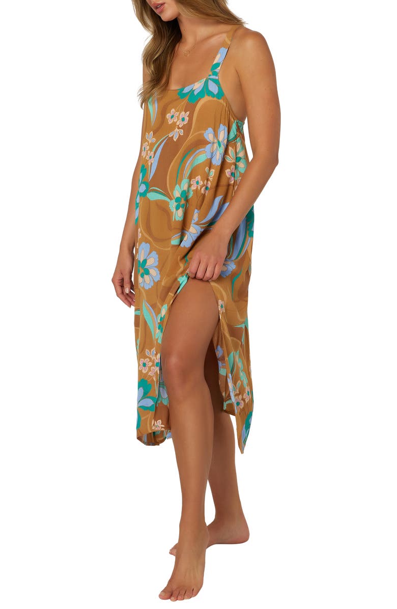 O'Neill Miranda Floral Cover-Up Dress, Alternate, color, 