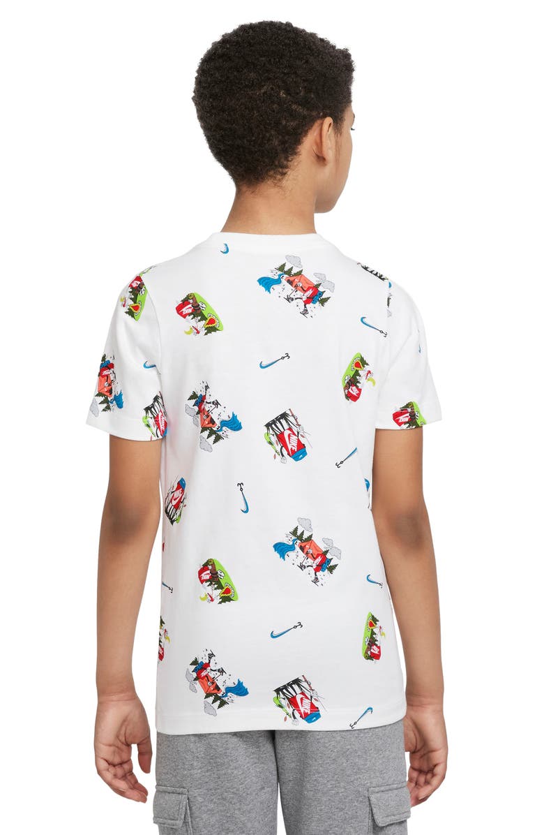 Nike Kids' Sportswear Cotton Graphic Tee, Alternate, color, 