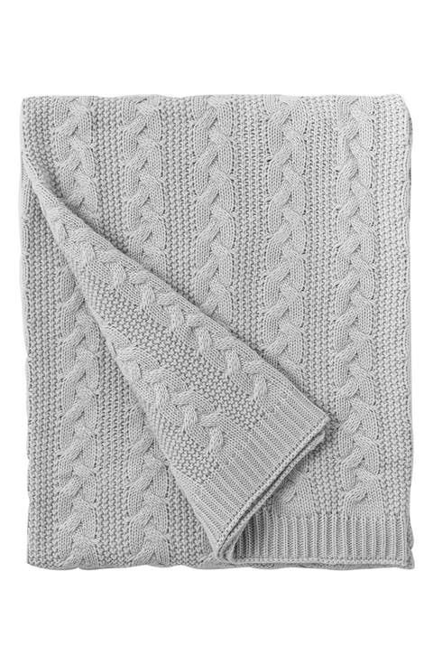 Cable Knit Throw
