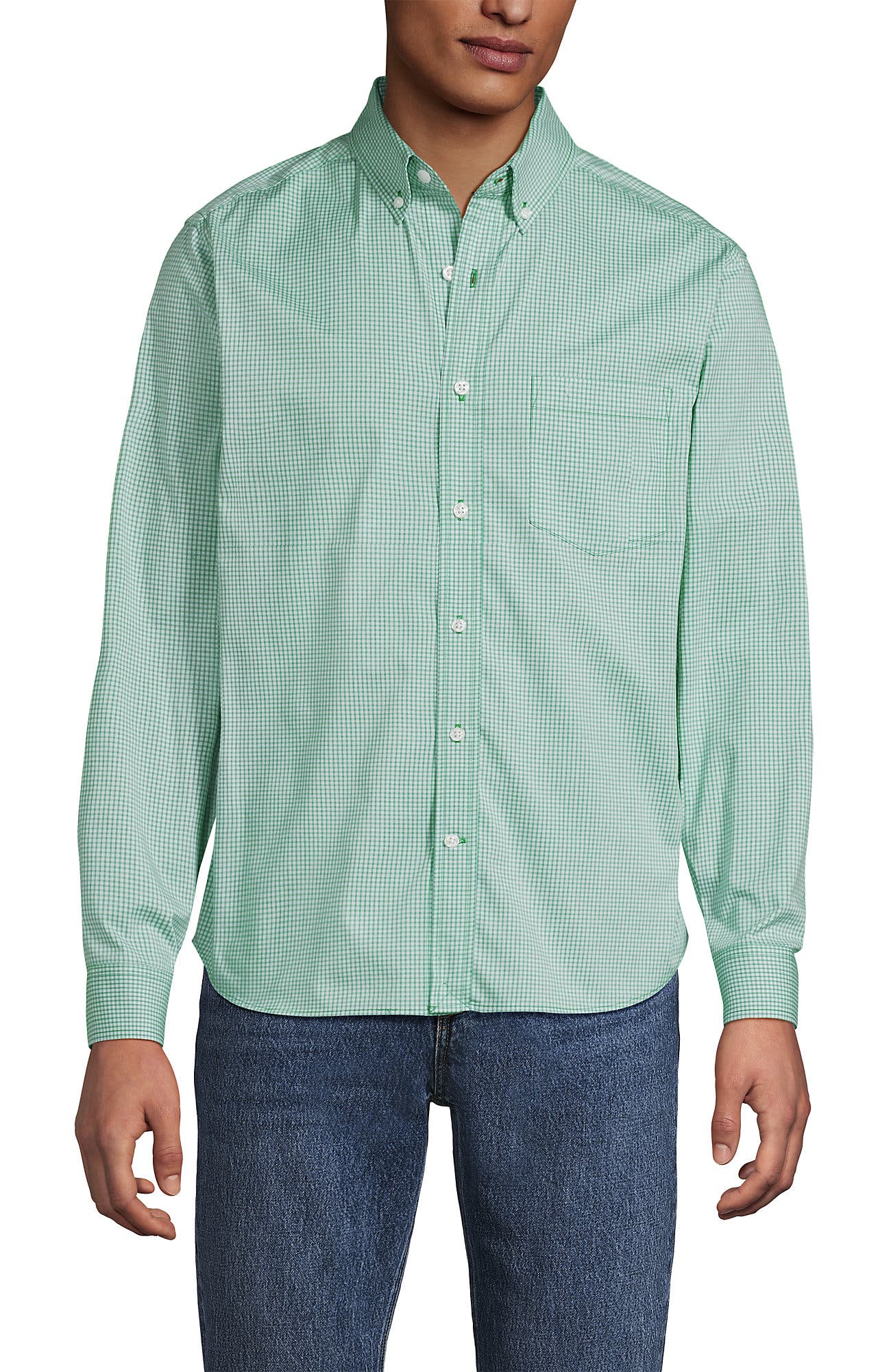 Simply Green/Blue Micro Plaid