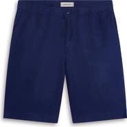 Bugatchi Trent Drawstring Linen Shorts