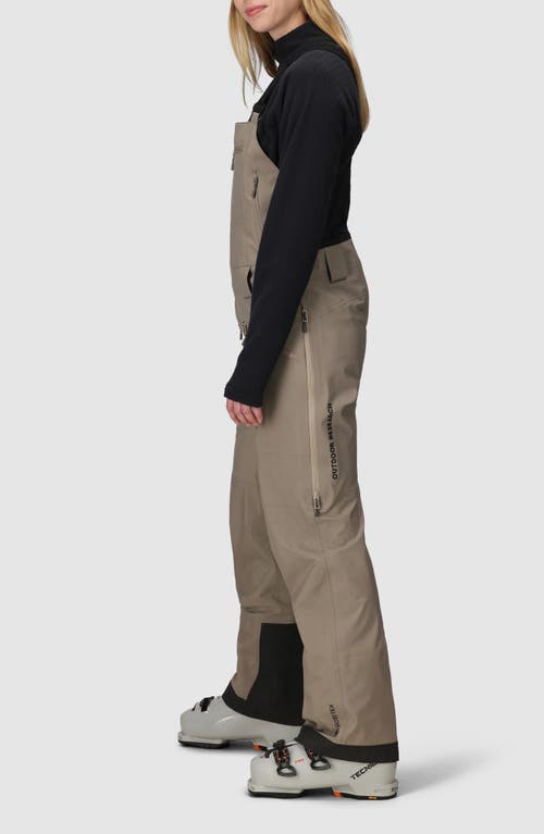 Outdoor Research Hemispheres Team Waterproof Ski Bibs In Brown