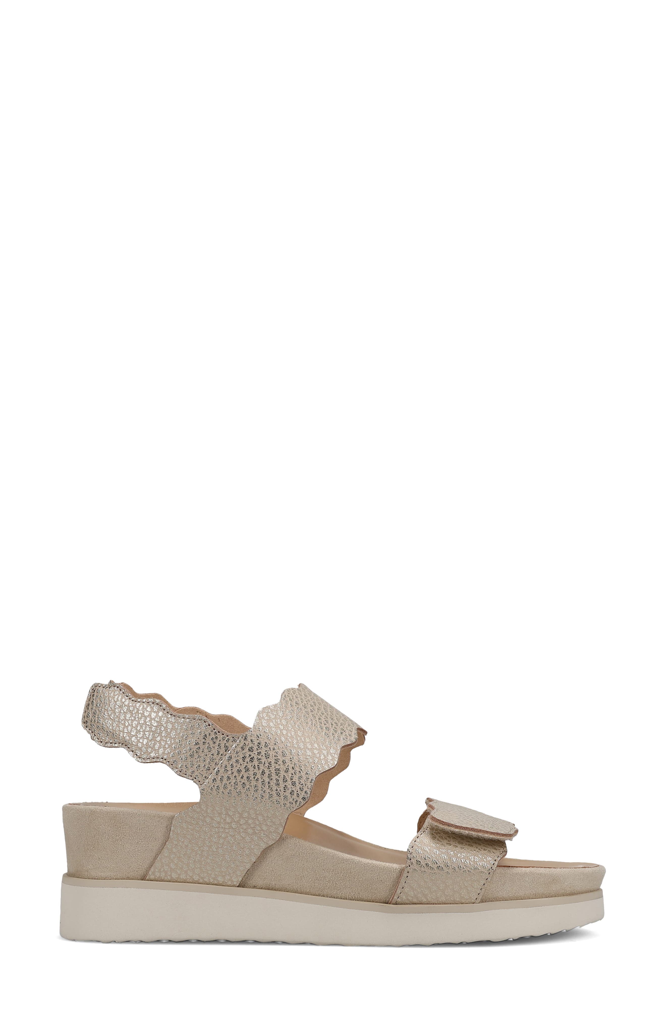 VANELi Ulani Platform Wedge Sandal, Alternate, color, Platino