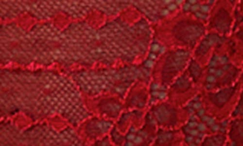 Etam Panama Lace Thong In Cardinal