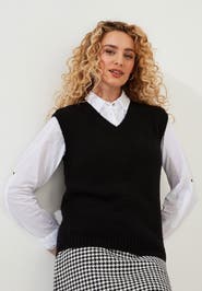 Joe Browns Rib V-Neck Sweater Vest
