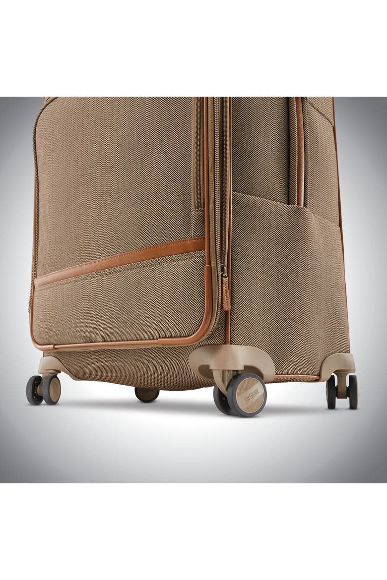 Herringbone Deluxe  Journey Expandable 26" Medium Checked Spinner Luggage, Alternate, color, Terracotta Herringbone