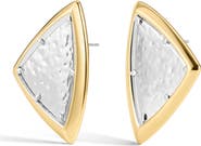 Luv AJ The Bianco Nero Stud Earrings