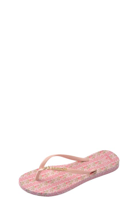 x LoveShackFancy Kids' Slim Love Flip Flop (Toddler & Little Kid)