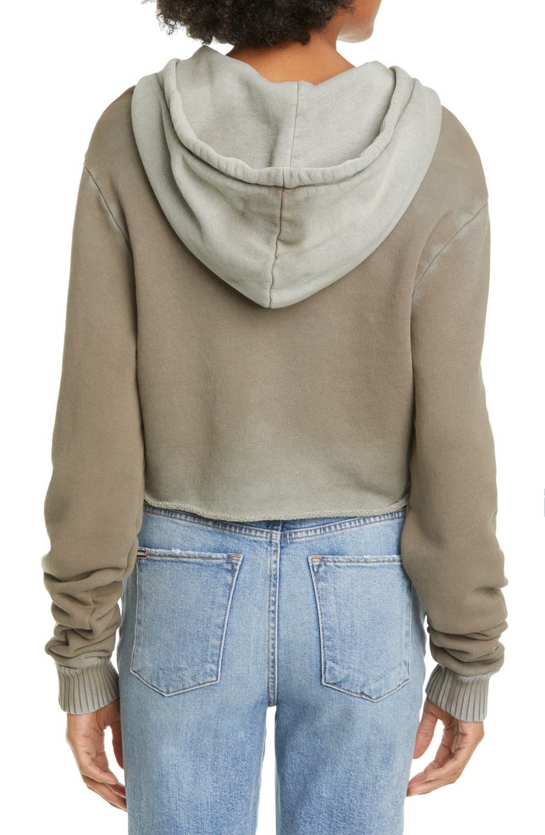 COTTON CITIZEN Brooklyn Half Zip Crop Hoodie, Alternate, color, 