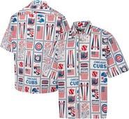Reyn Spooner Men's Reyn Spooner White Chicago Cubs Americana Button-Up Shirt