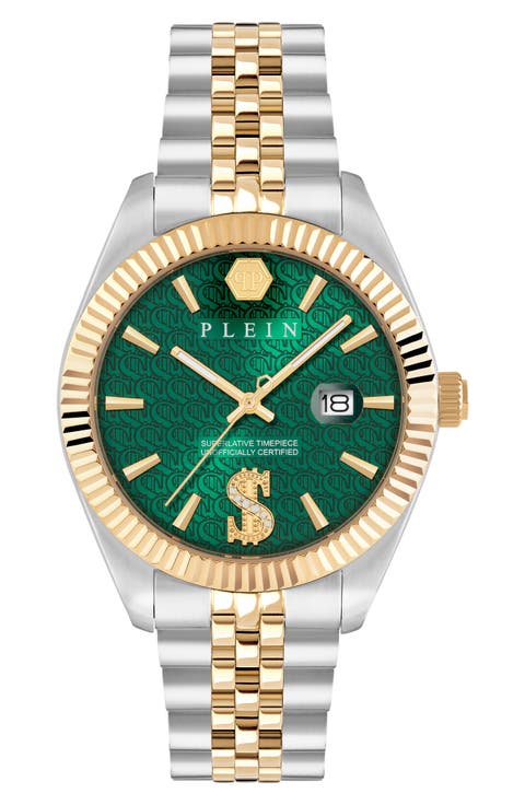 Date Superlative Two-Tone Bracelet Watch, 41mm