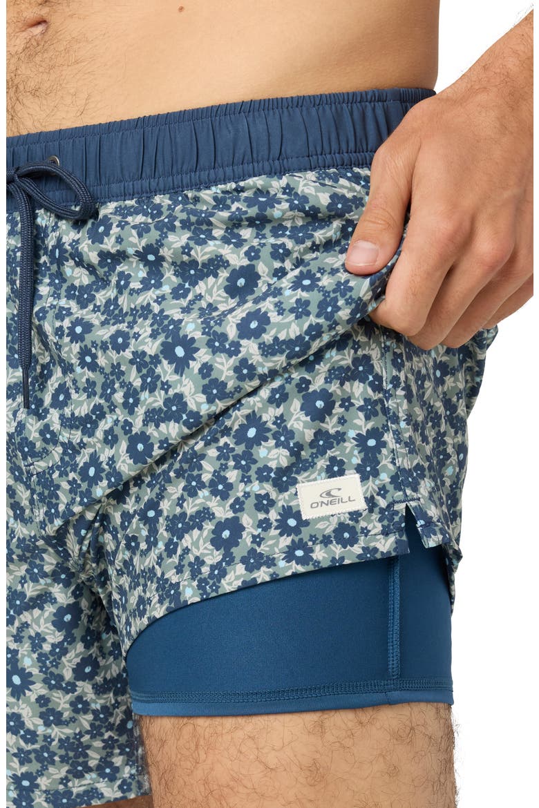 Hermosa Volley Swim Trunks, Alternate, color, SAGE