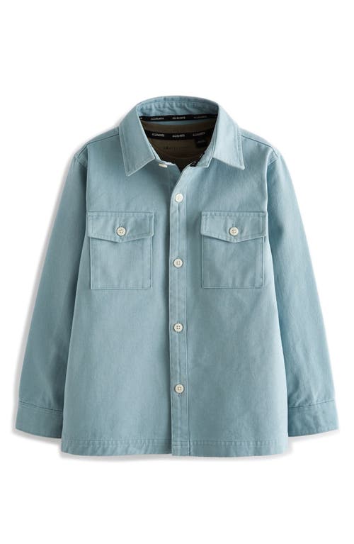 smALLSAINTS by ALLSAINTS Kids' Cotton T-Shirt & Button-Up Shirt Set in Blue  product