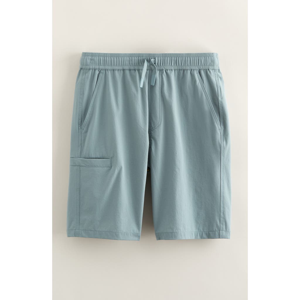 Nordstrom Kids' Stretch Nylon Drawstring Shorts In Blue