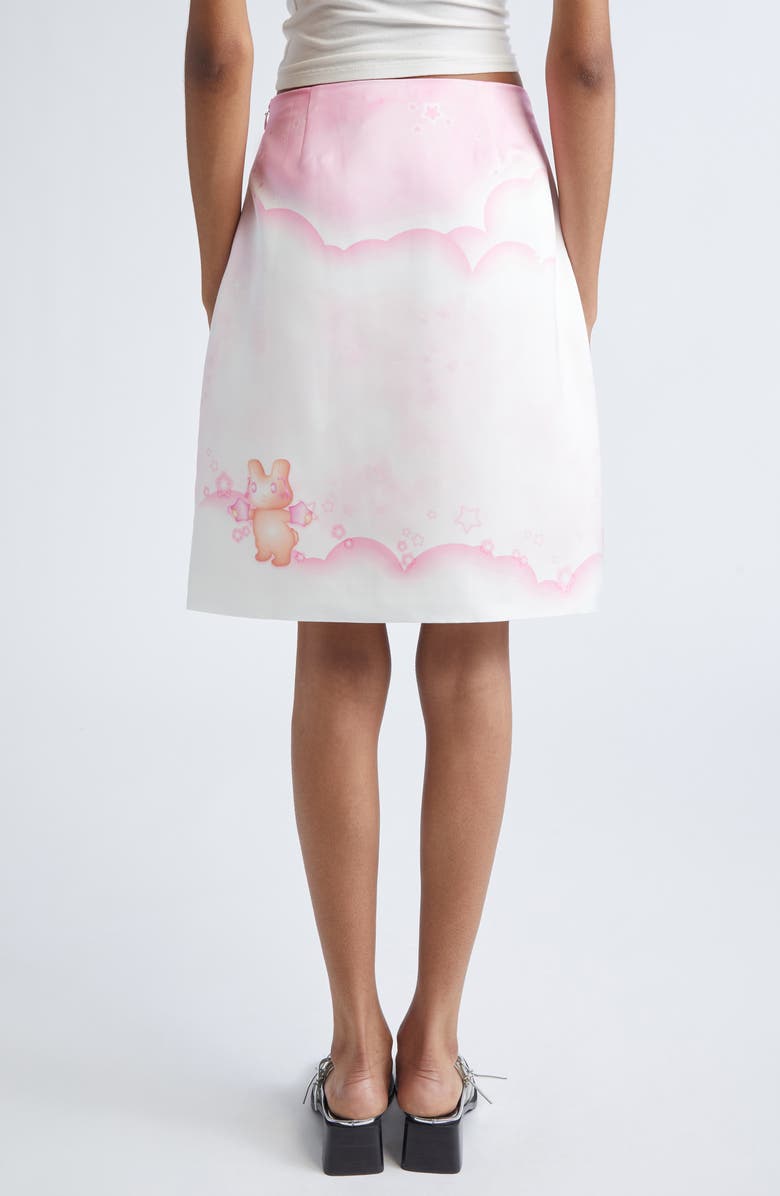 Sandy Liang Ina Planner Print Skirt, Alternate, color, Pink Multi