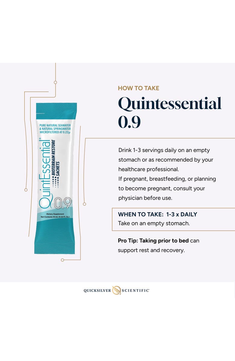 Quicksilver Scientific Quintessential Isotonic Sea Water Liquid Supplement, Alternate, color, 