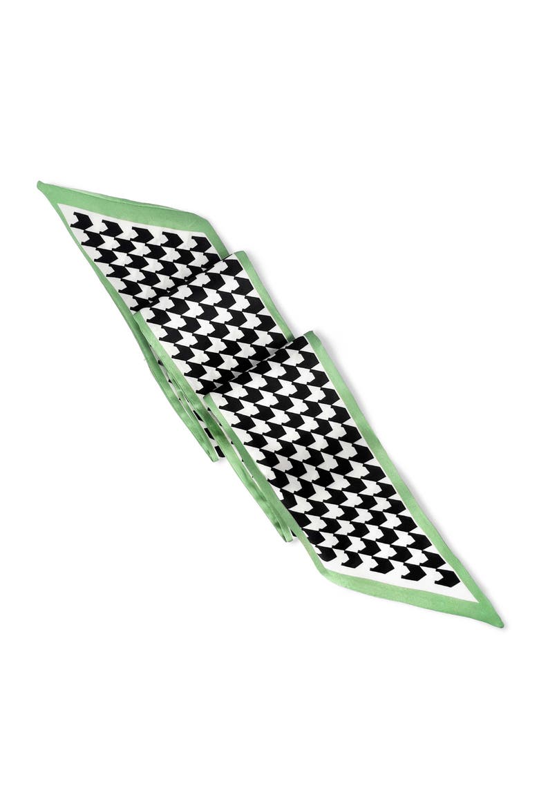 The Amalfi Skinny Scarf, Alternate, color, Green