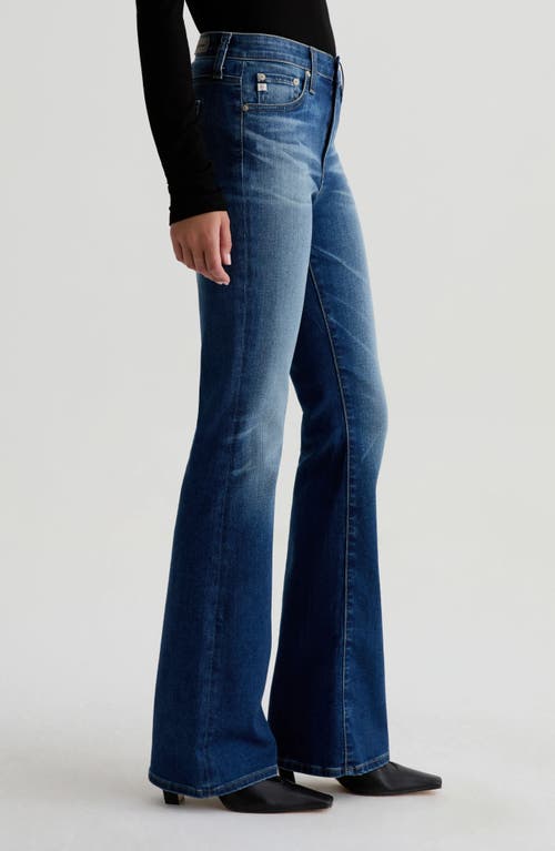 Ag Farrah Mid Rise Bootcut Jeans In Blue