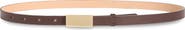 Victoria Beckham Portofino Mirror Skinny Leather Belt