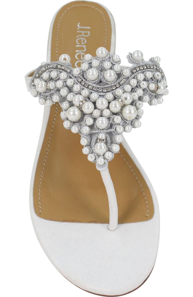 J. Reneé J.Renée Aloysia Embellished Flip Flop, Alternate, color,