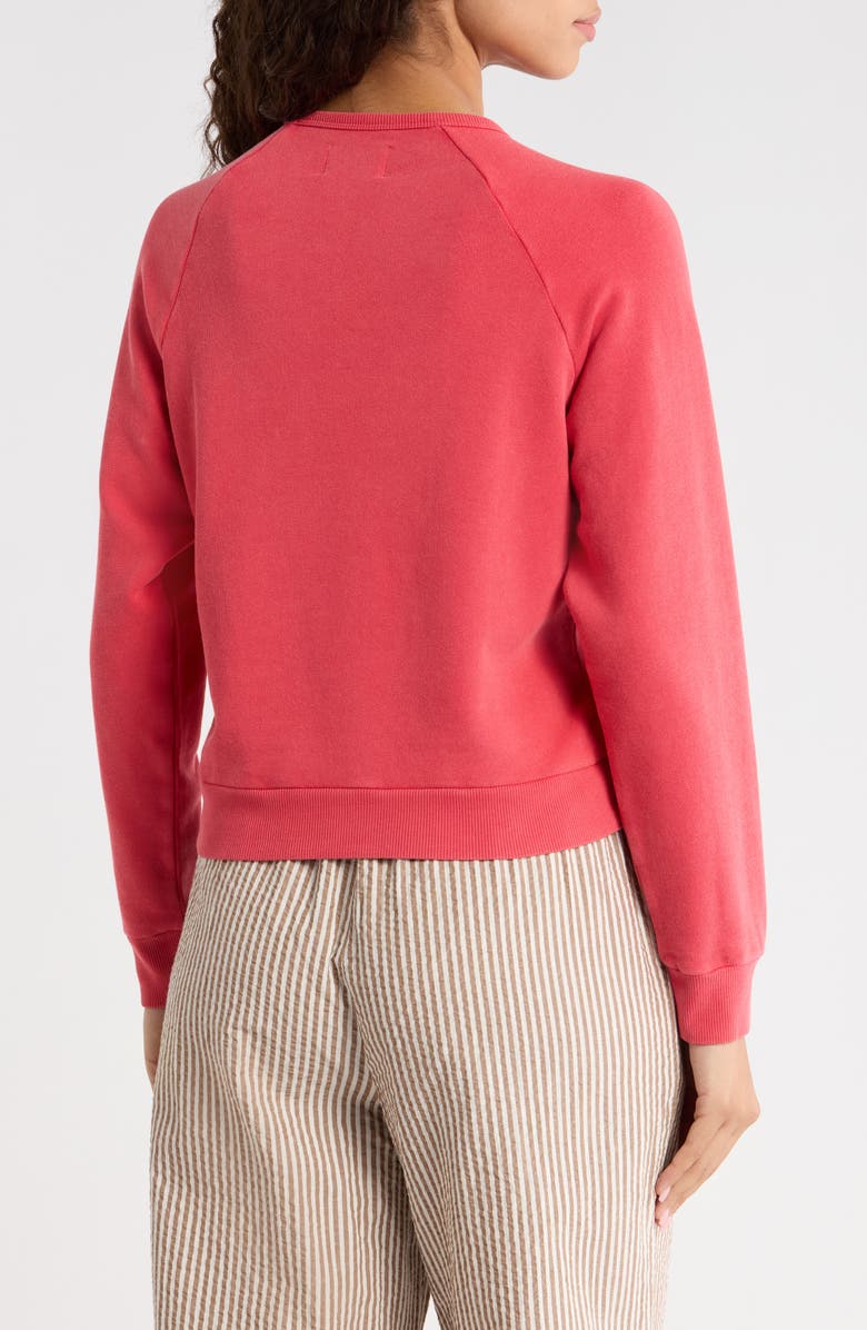 Marine Layer Cloud 9 Terry Sweatshirt, Alternate, color, Washed Red