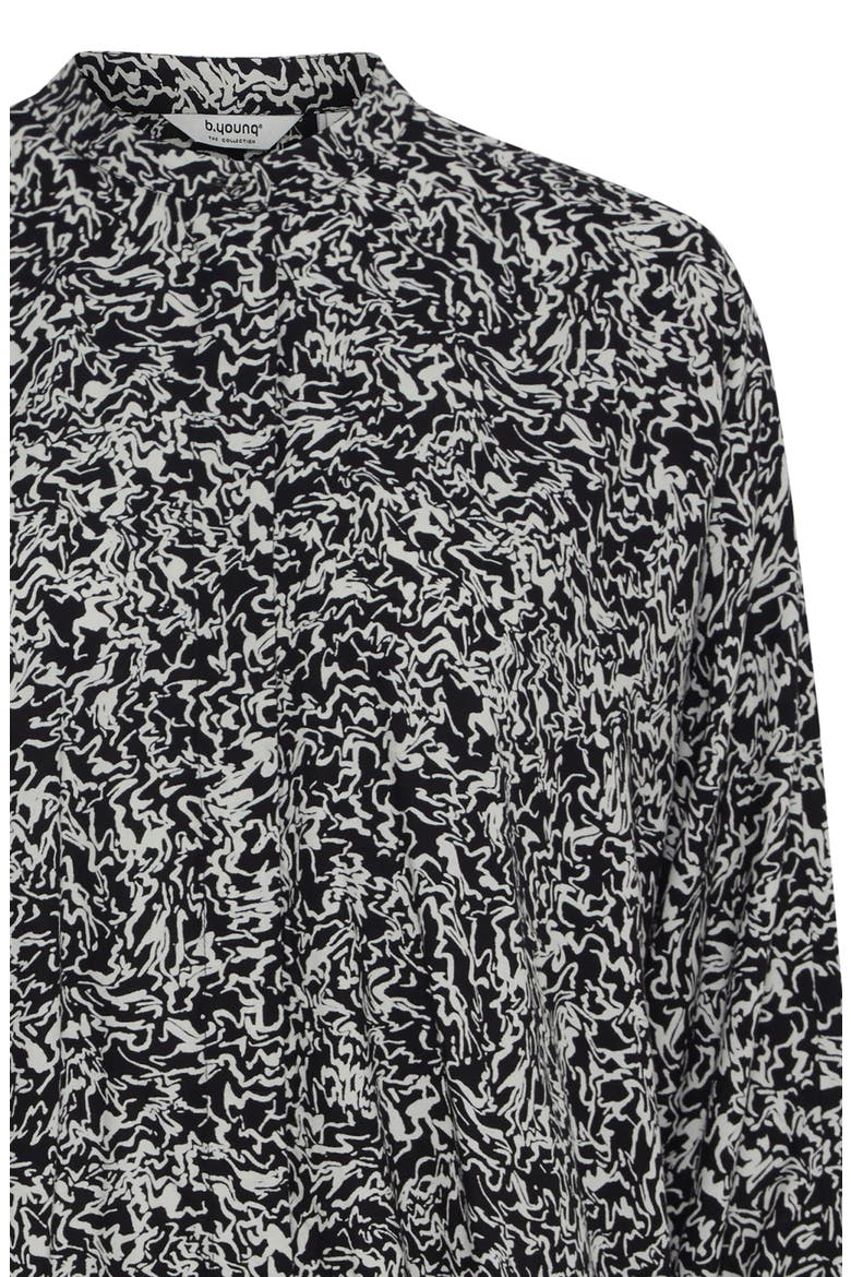 Josa Button-Up Shirt, Alternate, color, BLACK ZIGZAG MIX