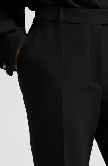 Max Mara Studio Jerta Cady Straight Leg Trousers | Nordstrom