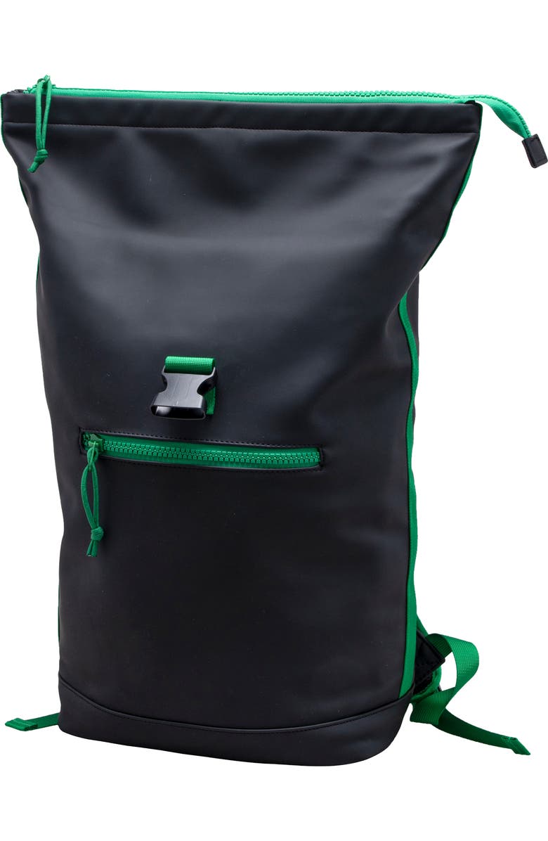 XRAY Waterproof Expandable Backpack, Alternate, color, Black/ Kelly Green