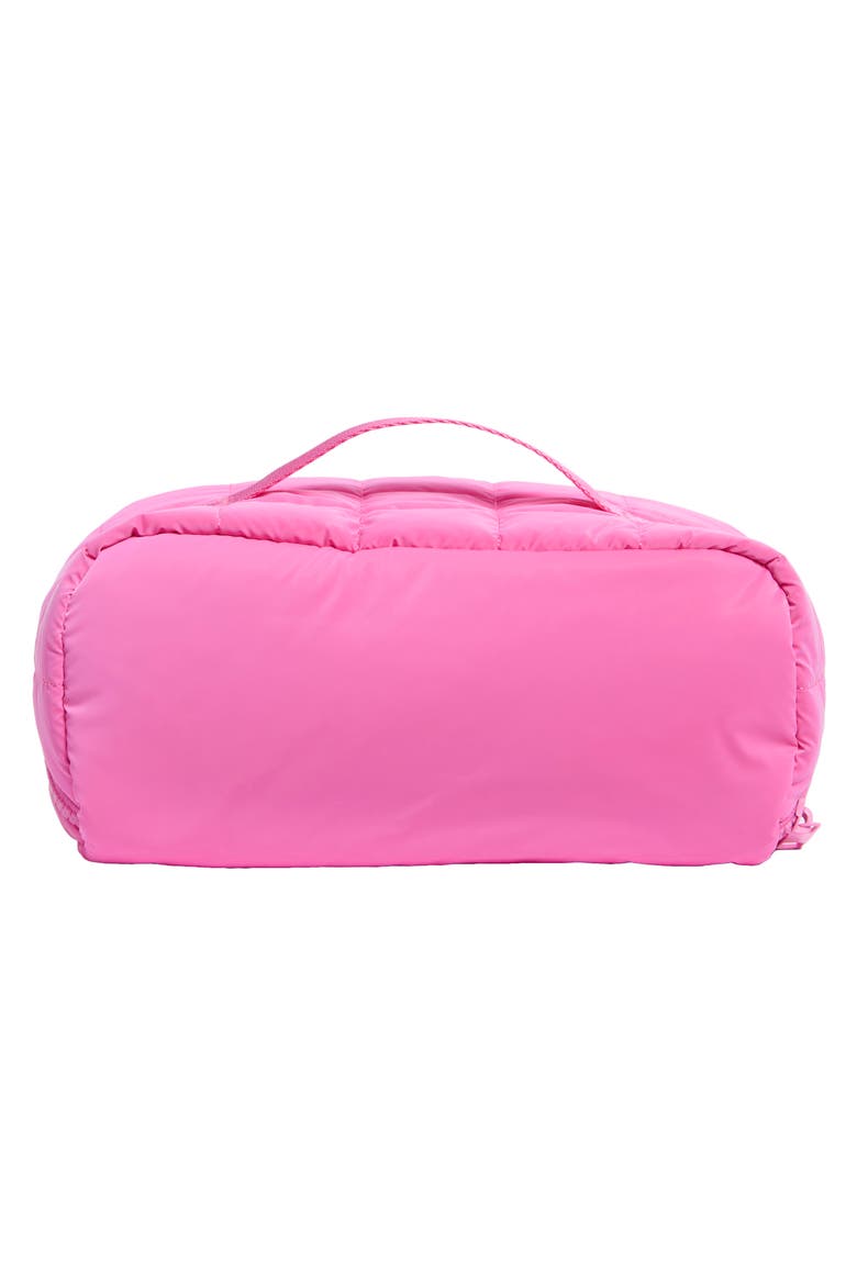 Khatie Large Cosmetic Case, Alternate, color, HOT PINK