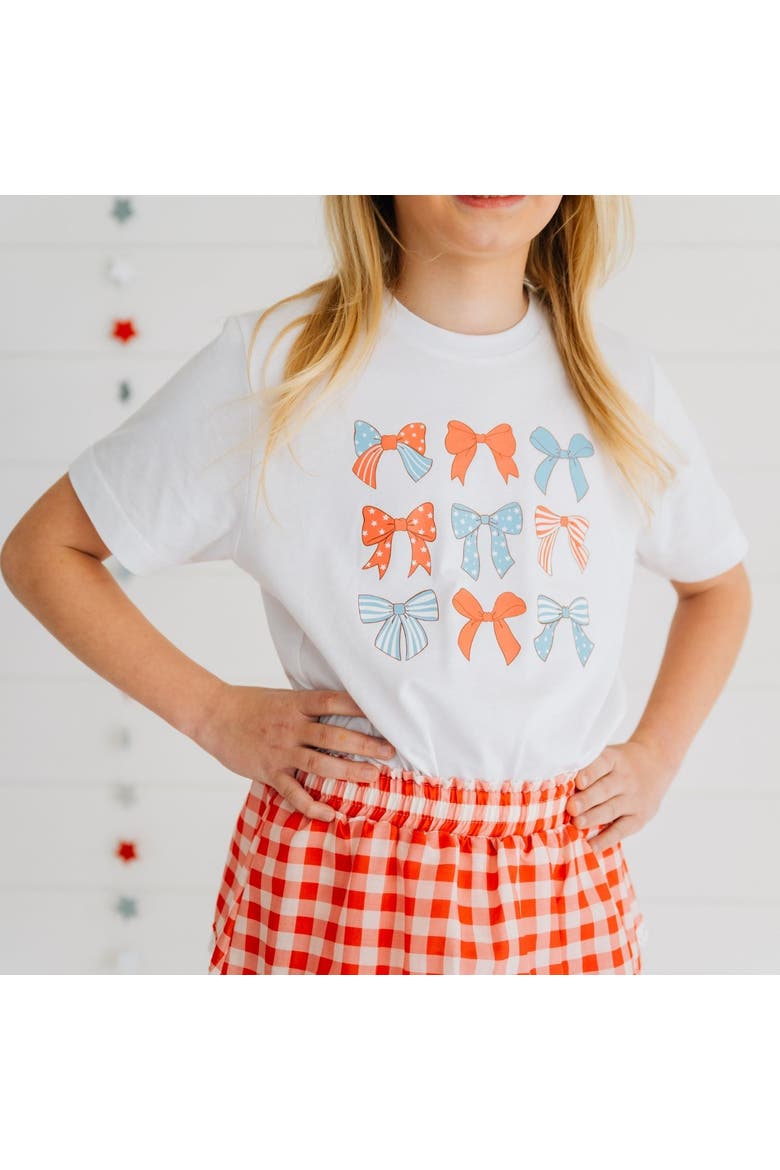 Patriotic Cutie Short Sleeve T-Shirt, Alternate, color, White