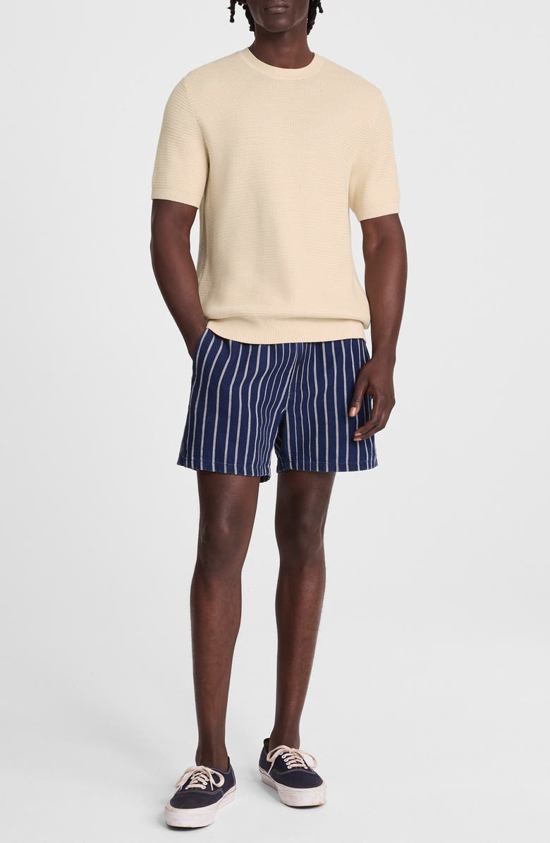 Madewell Zigzag Stitch Sweater Top, Alternate, color, Parchment