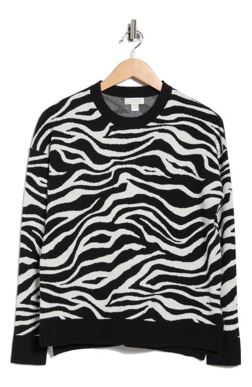 Nordstrom Rack Patterned Crewneck Sweater In Gold