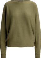 Lauren Ralph Lauren Boat Neck Cotton & Modal Sweater