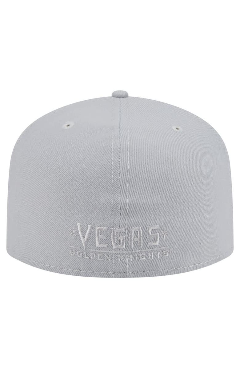 New Era Men's New Era Gray Vegas Golden Knights Color Pack A-Frame 59FIFTY Fitted Hat, Alternate, color, 
