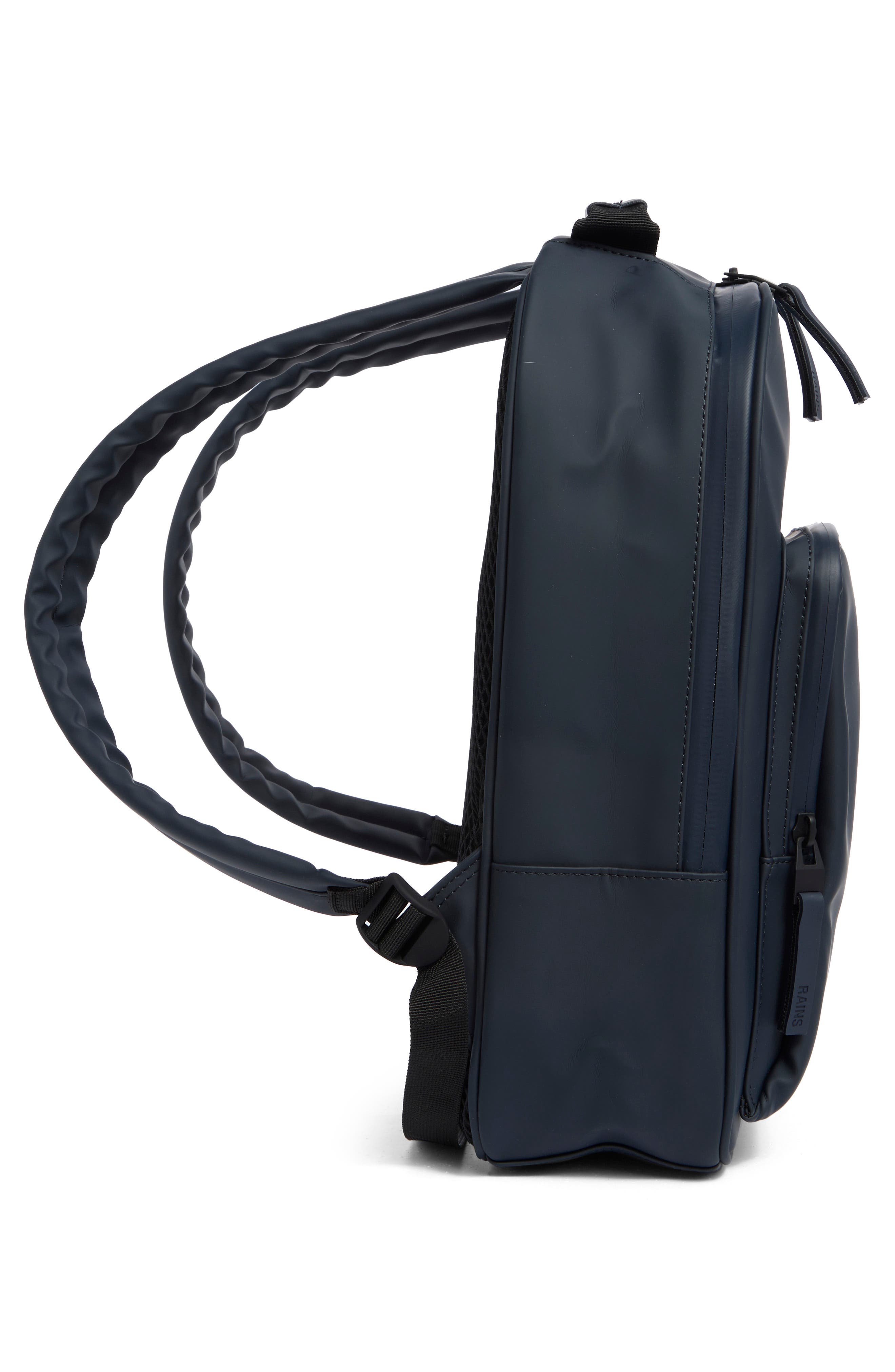 Book Faux Leather Daypack, Alternate, color, NAVY