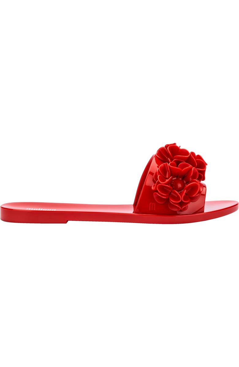 Melissa Babe Springtime Slide Sandal, Alternate, color, Red